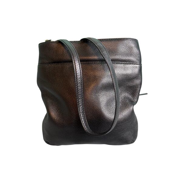 Michael Kors Hamilton Black Leather Messenger*Crossbody*Excellent Condition - Picture 5 of 12